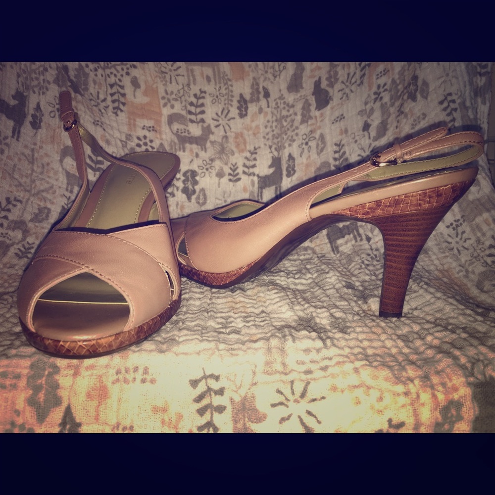Liz Claiborne, Jacqueline,Leather Heels, 8.5m